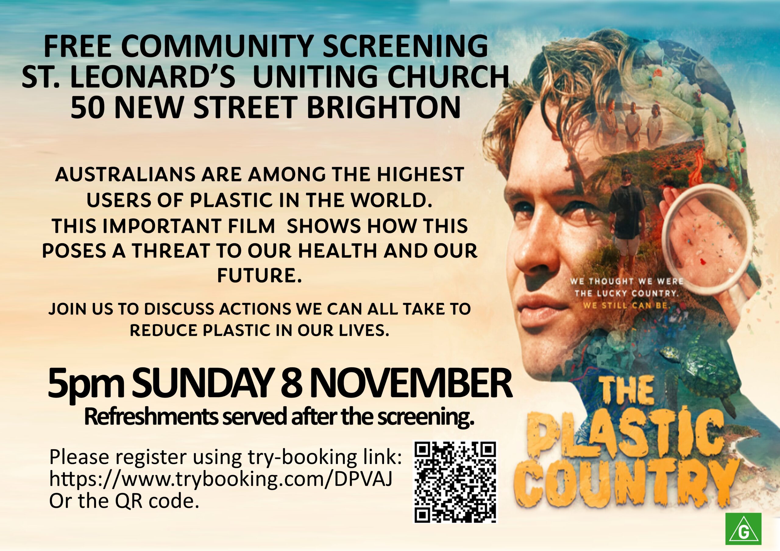 Poster for film The Plastics Country